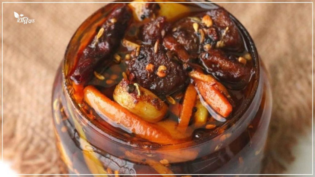 গরুর মাংসের আচার তৈরির উপকরন