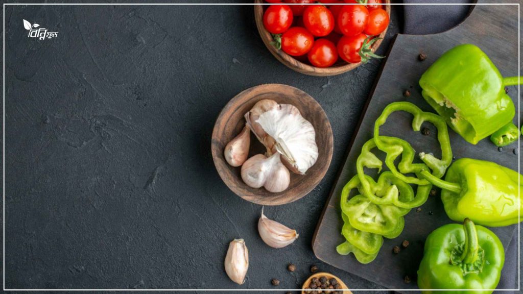 রসুন আচারের উপাদান
